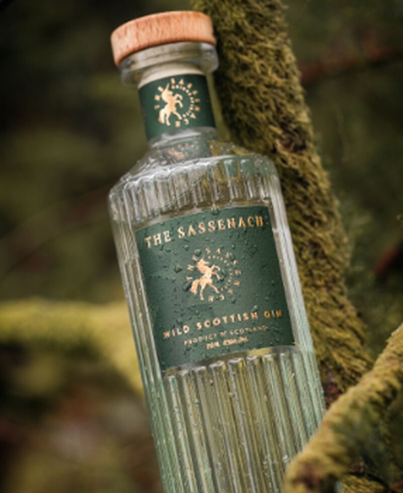A bottle of the Sassenach Scotch