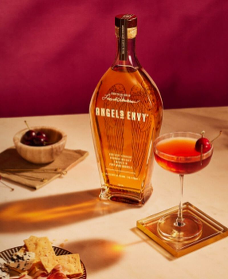 Bottle of Angel's Envy Bourbon