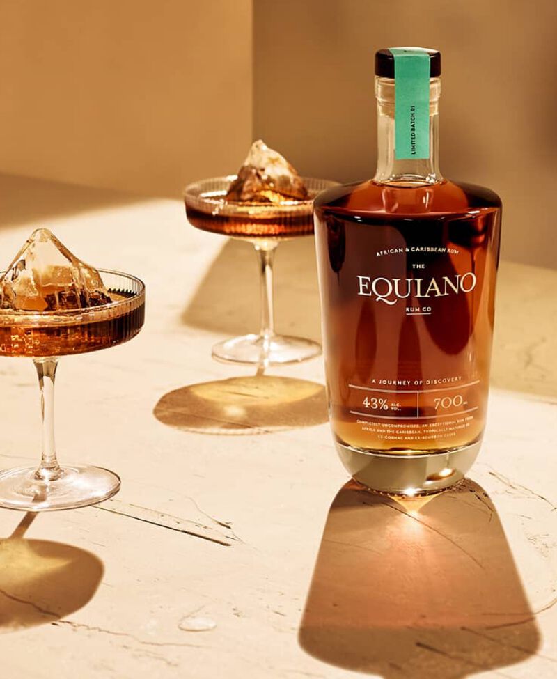 Equiano Rum with cocktails