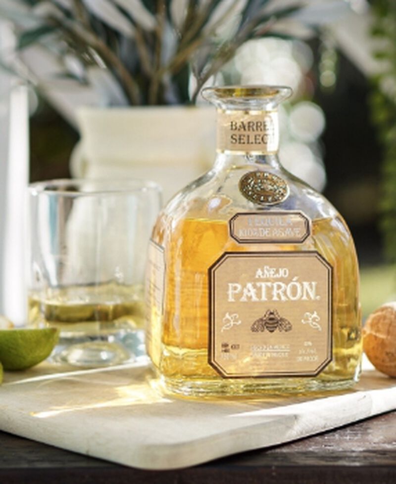 Bottle of PATRÓN® Barrel Select Anejo S1B47