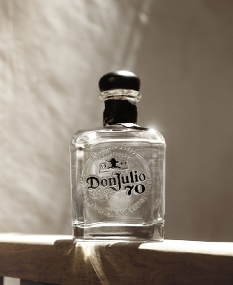 Bottle of Don Julio 70 Cristalino Tequila