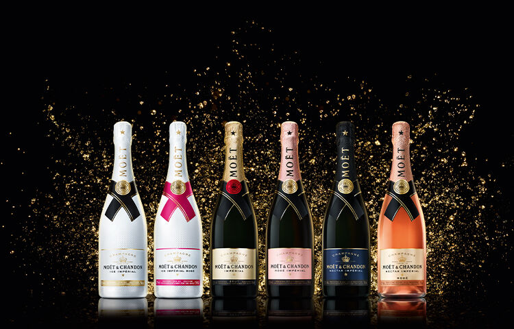 NV Moet & Chandon NBA Box Edition Nectar Imperial Rose, Champagne