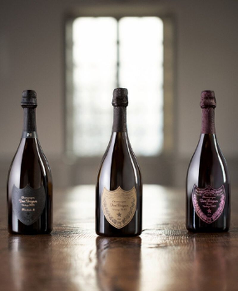 Bottles of Dom Pérignon