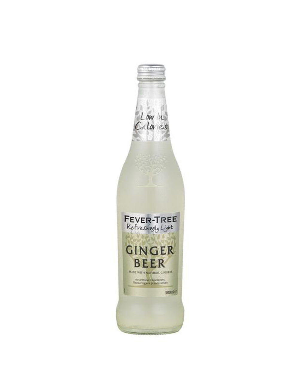 Fever Tree Refreshingly Light Ginger Beer (500ml) Glass Bottle