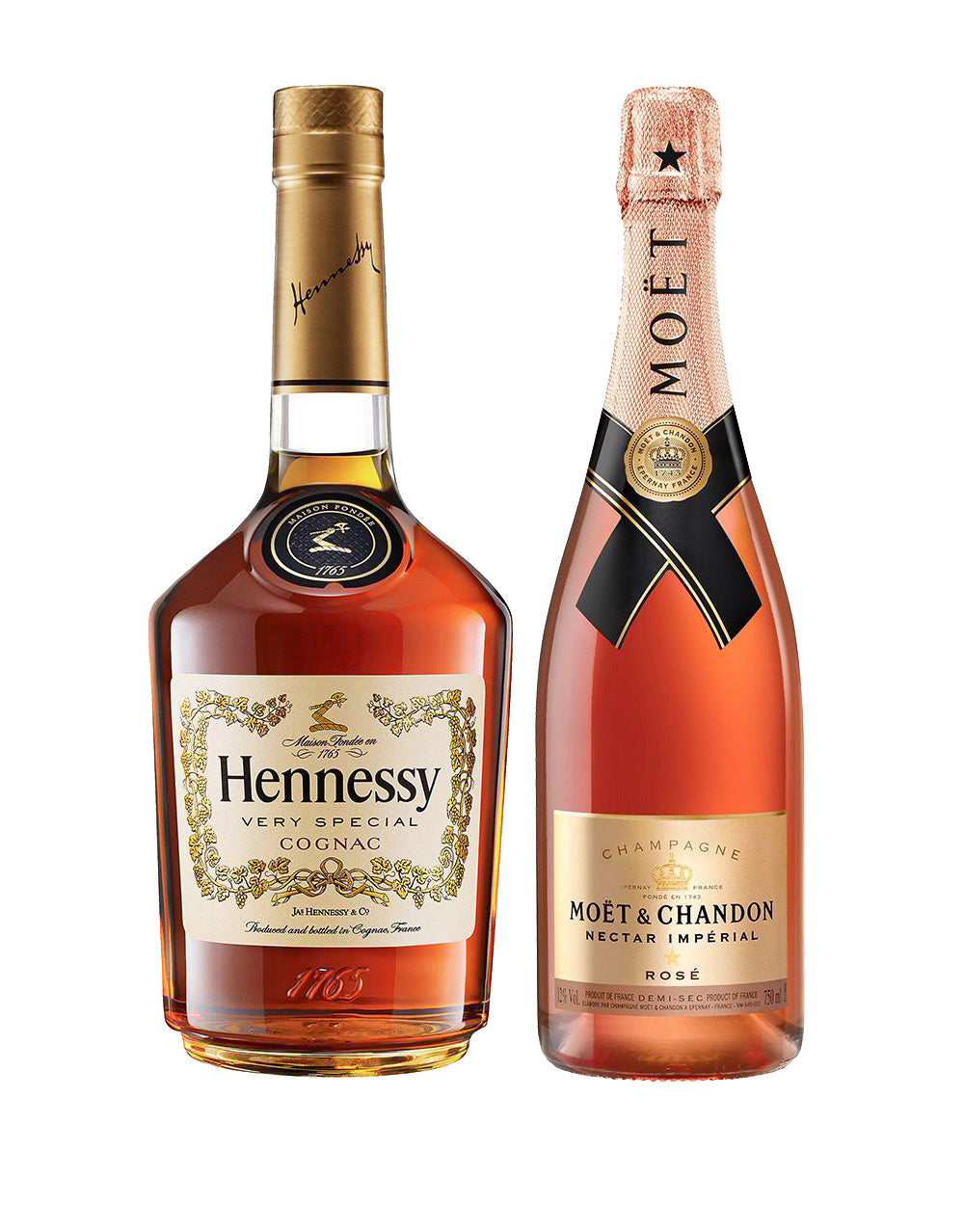 Hennessy V.S with Moët & Chandon Nectar Impérial Rosé | ReserveBar