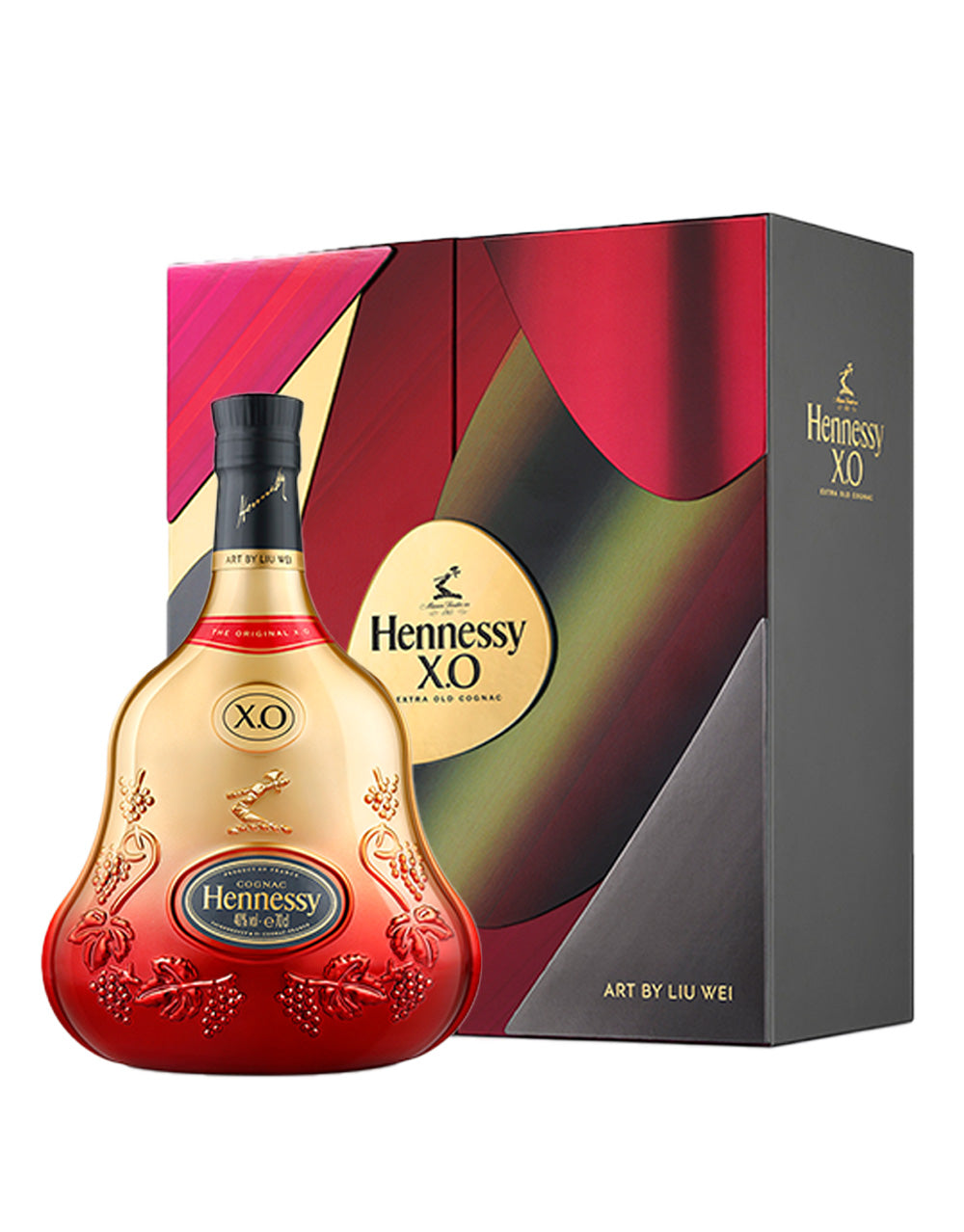 Hennessy X.O Liu Wei Limited Edition Bottle & Gift Box | ReserveBar