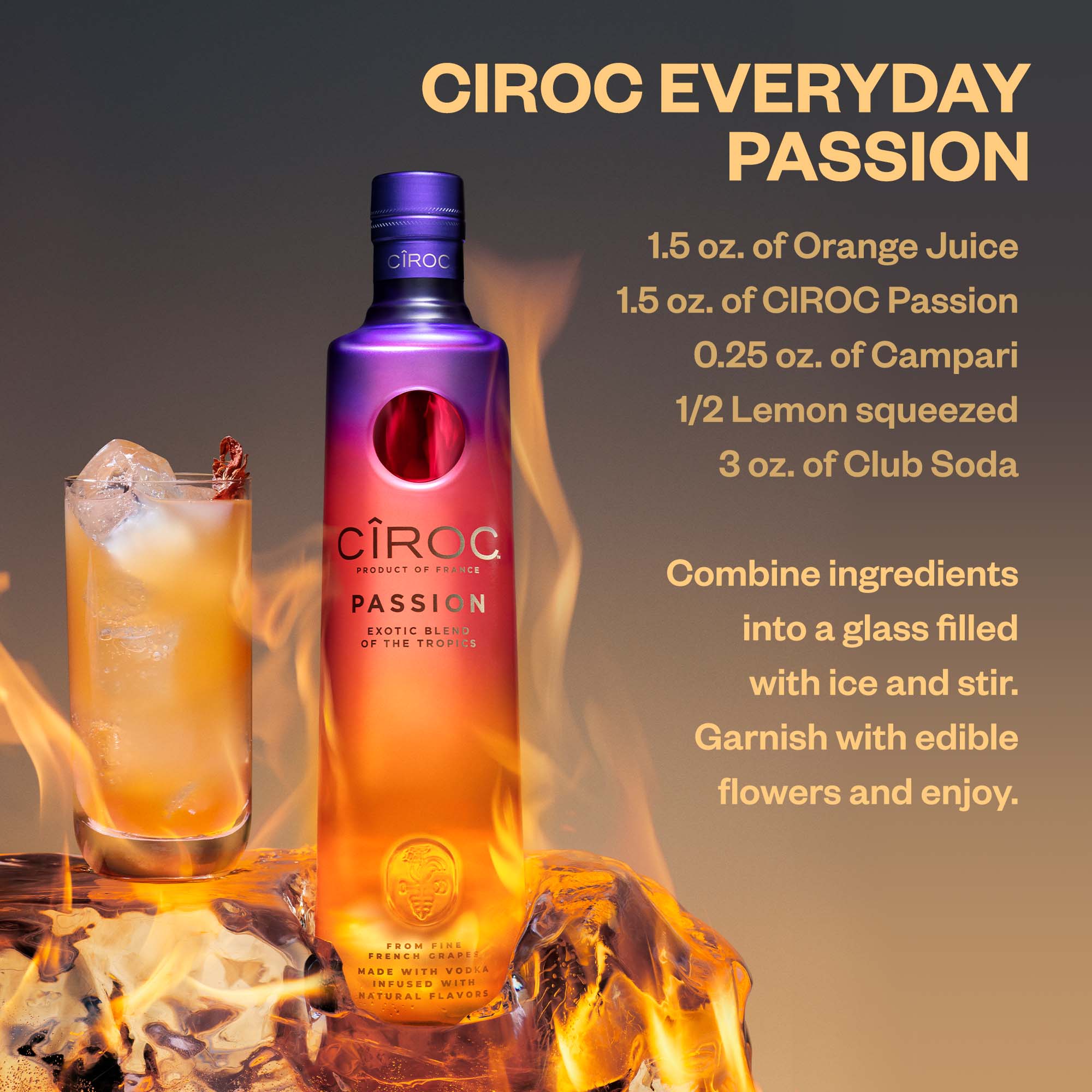 CIROC Passion, 750 mL (Made with Vodka Infused with Natural Flavors), Beer, Wine & Spirits