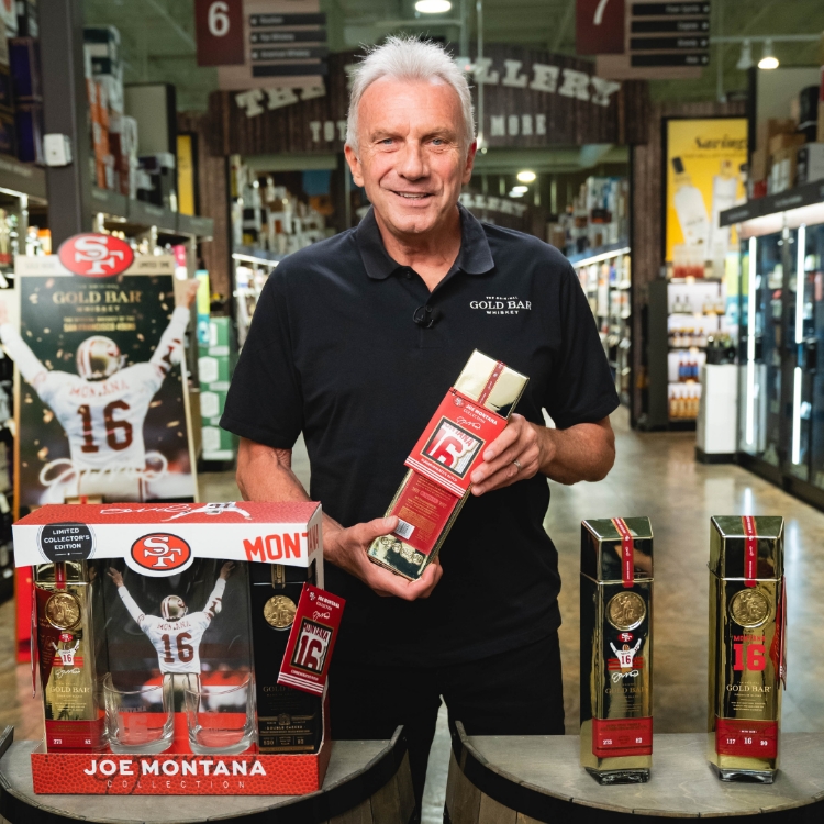 <h2>Gold Bar Whiskey Joe Montana Season Kickoff Collection</h2>