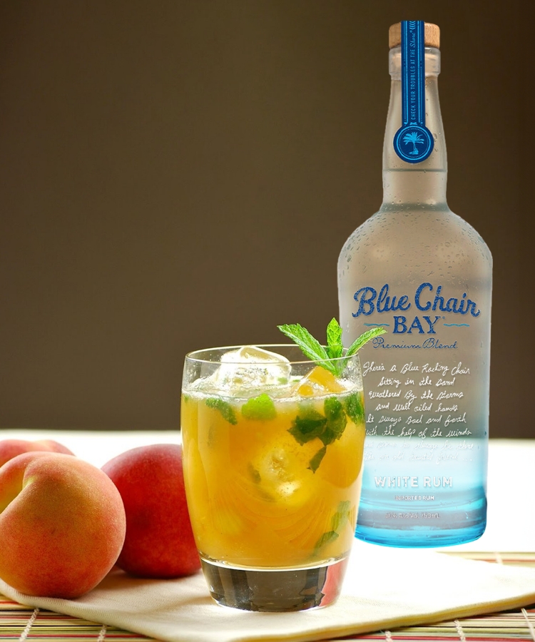 <h3>Blue Chair Bay Peach Mojito</h3><p>Every backyard barbecue or summer get-together is a little more lively when there's a special cocktail. Blue Chair Bay's Peach Mojito is sure to have your guests coming back for seconds.</p>